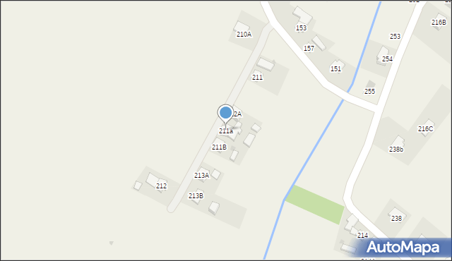 Dębów, Dębów, 211a, mapa Dębów