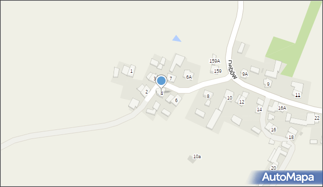 Dębów, Dębów, 4, mapa Dębów