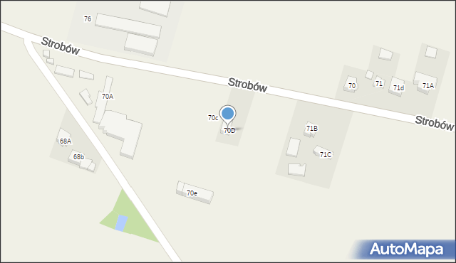 Dębowa Góra, Dębowa Góra, 70D, mapa Dębowa Góra