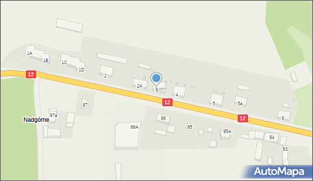 Dębowa Łęka, Dębowa Łęka, 3, mapa Dębowa Łęka