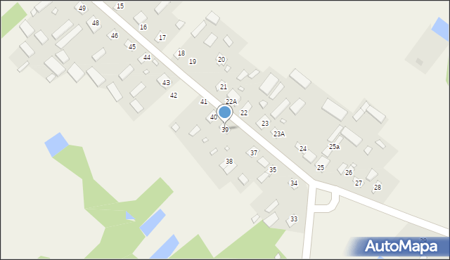 Dębowce, Dębowce, 39, mapa Dębowce