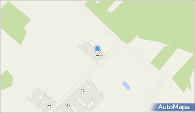 Dębowce, Dębowce, 77, mapa Dębowce