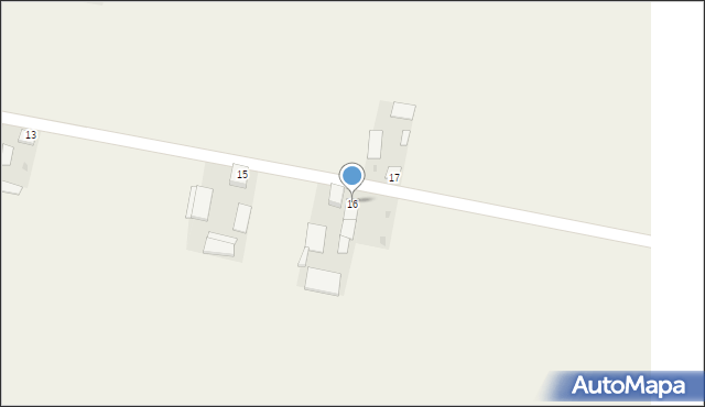 Dębowe Pole, Dębowe Pole, 16, mapa Dębowe Pole