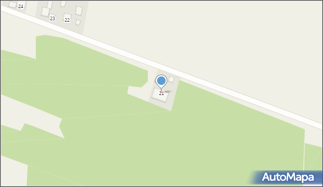 Dębowe Pole, Dębowe Pole, 21, mapa Dębowe Pole
