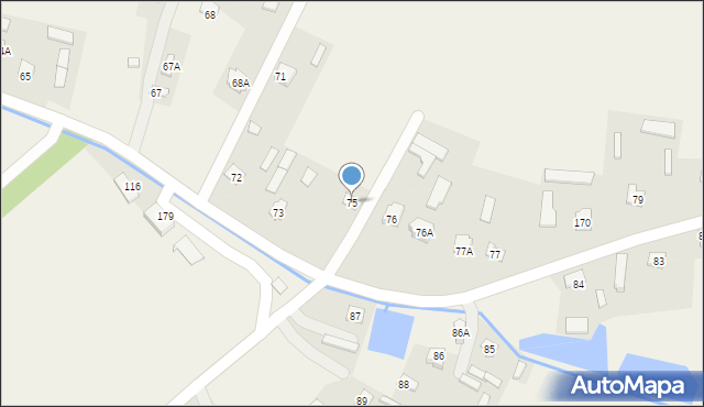 Dębowiec, Dębowiec, 75, mapa Dębowiec