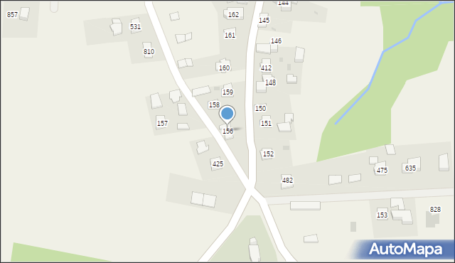 Dębowiec, Dębowiec, 156, mapa Dębowiec