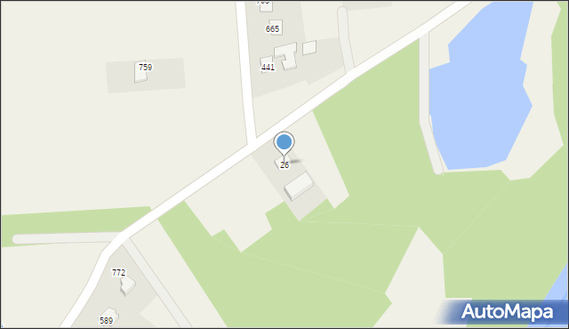 Dębowiec, Dębowiec, 26, mapa Dębowiec