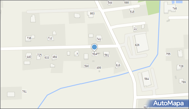 Dębowiec, Dębowiec, 514, mapa Dębowiec