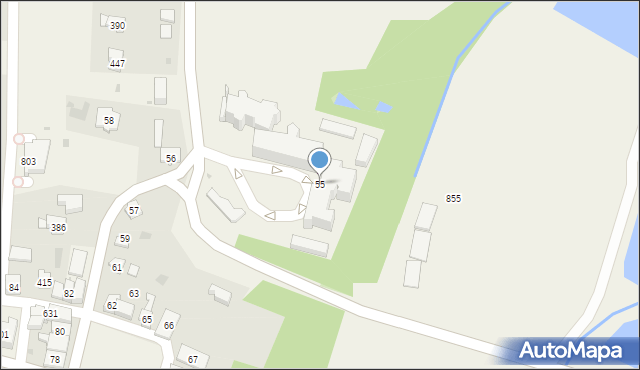 Dębowiec, Dębowiec, 55, mapa Dębowiec