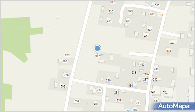 Dębowiec, Dębowiec, 627, mapa Dębowiec