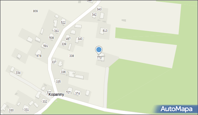 Dębowiec, Dębowiec, 773, mapa Dębowiec