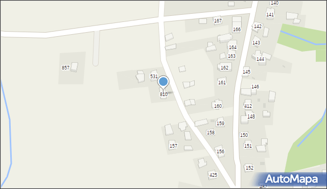 Dębowiec, Dębowiec, 810, mapa Dębowiec