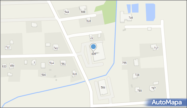 Dębowiec, Dębowiec, 826, mapa Dębowiec