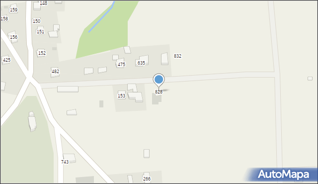 Dębowiec, Dębowiec, 828, mapa Dębowiec