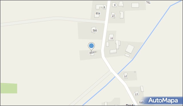 Dębowiec, Dębowiec, 837, mapa Dębowiec