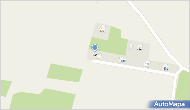 Dębowiec, Dębowiec, 845, mapa Dębowiec