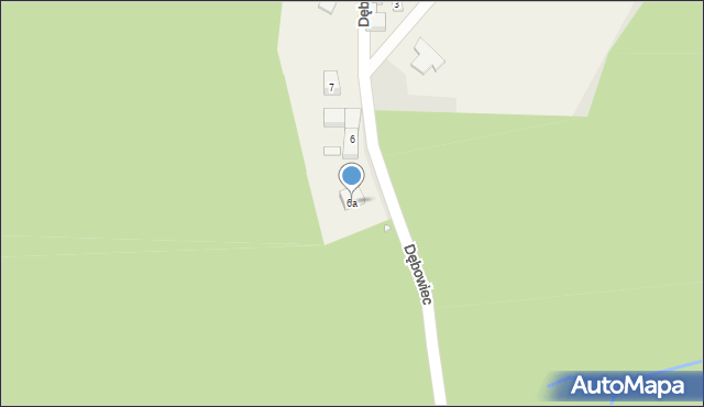 Dębowiec, Dębowiec, 6a, mapa Dębowiec