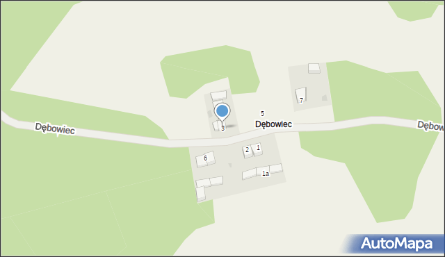 Dębowiec, Dębowiec, 3, mapa Dębowiec