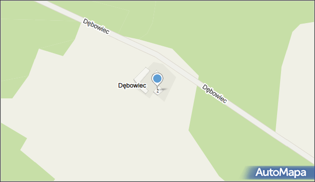 Dębowiec, Dębowiec, 2, mapa Dębowiec