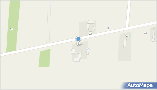 Dębowiec Mały, Dębowiec Mały, 45, mapa Dębowiec Mały