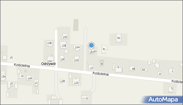 Dębówka, Dębówka, 10J, mapa Dębówka
