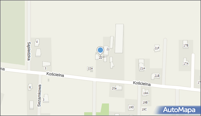 Dębówka, Dębówka, 22, mapa Dębówka