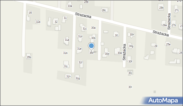 Dębówka, Dębówka, 30c, mapa Dębówka