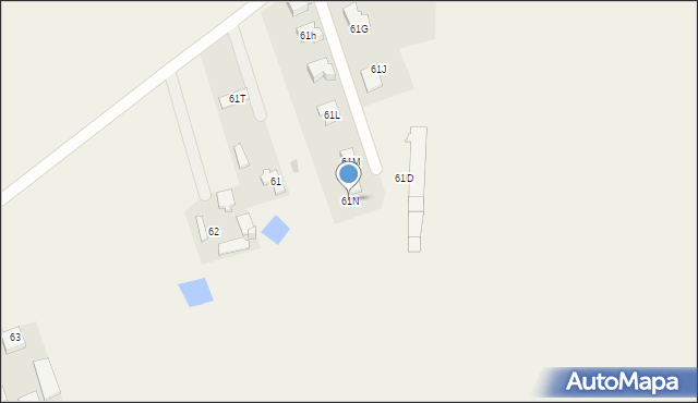 Dębówka, Dębówka, 61N, mapa Dębówka