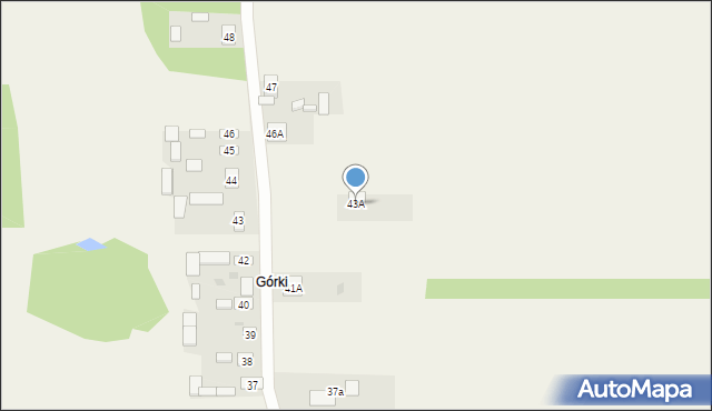 Dębówka, Dębówka, 43A, mapa Dębówka