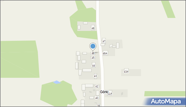 Dębówka, Dębówka, 46, mapa Dębówka