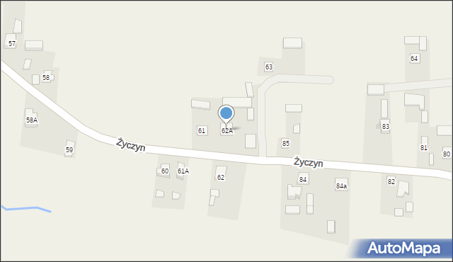 Dębówka, Dębówka, 62A, mapa Dębówka