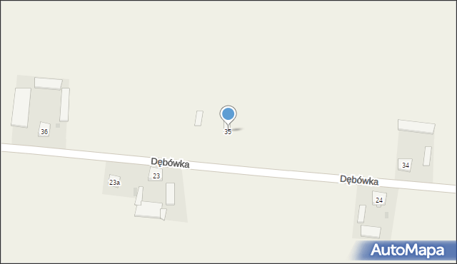 Dębówka, Dębówka, 35, mapa Dębówka