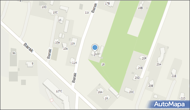 Dębówka, Dębówka, 17, mapa Dębówka