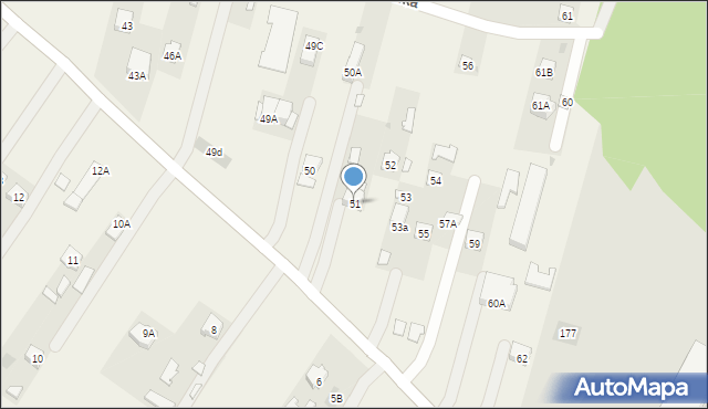 Dębówka, Dębówka, 51, mapa Dębówka