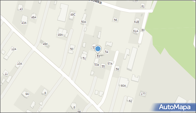 Dębówka, Dębówka, 53, mapa Dębówka