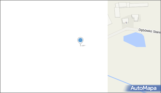Dębówko Stare, Dębówko Stare, 4, mapa Dębówko Stare