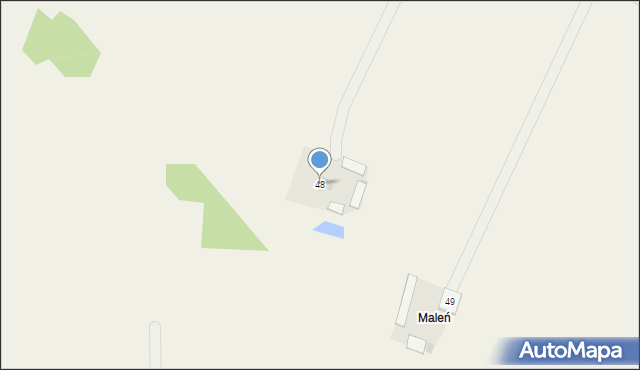 Dębowola, Dębowola, 48, mapa Dębowola