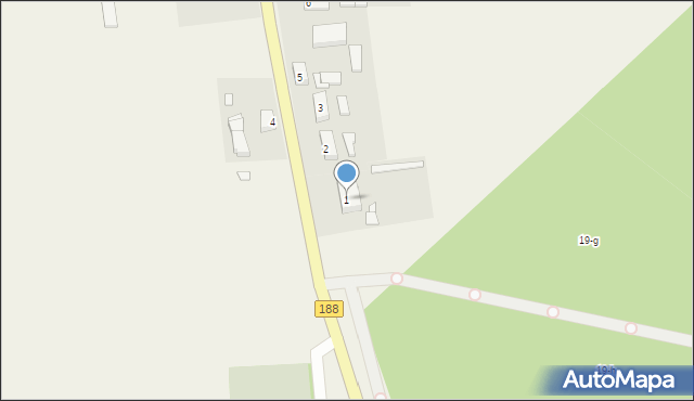 Debrzno-Wieś, Debrzno-Wieś, 1, mapa Debrzno-Wieś