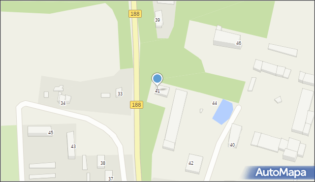 Debrzno-Wieś, Debrzno-Wieś, 41, mapa Debrzno-Wieś