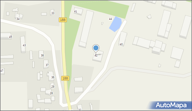 Debrzno-Wieś, Debrzno-Wieś, 42, mapa Debrzno-Wieś