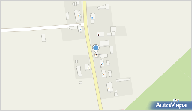 Debrzno-Wieś, Debrzno-Wieś, 5, mapa Debrzno-Wieś