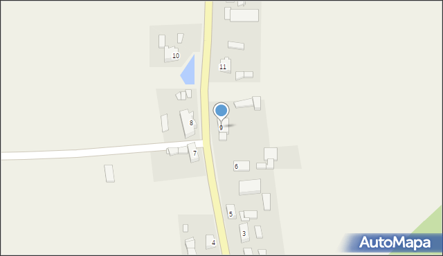 Debrzno-Wieś, Debrzno-Wieś, 9, mapa Debrzno-Wieś