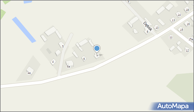 Dębsk, Dębsk, 7, mapa Dębsk