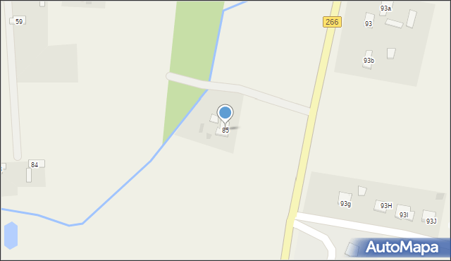 Dęby, Dęby, 85, mapa Dęby