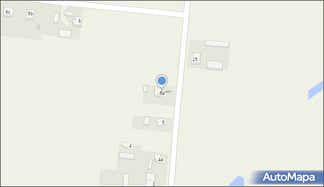 Dęby Szlacheckie, Dęby Szlacheckie, 6a, mapa Dęby Szlacheckie