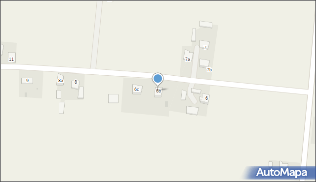 Dęby Szlacheckie, Dęby Szlacheckie, 6b, mapa Dęby Szlacheckie