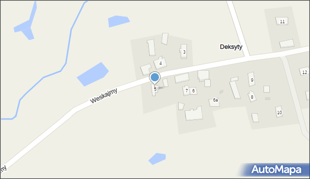Deksyty, Deksyty, 5, mapa Deksyty