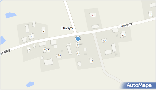 Deksyty, Deksyty, 9, mapa Deksyty