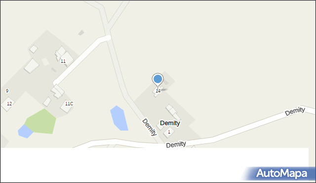 Demity, Demity, 14, mapa Demity