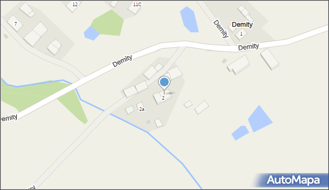 Demity, Demity, 2B, mapa Demity